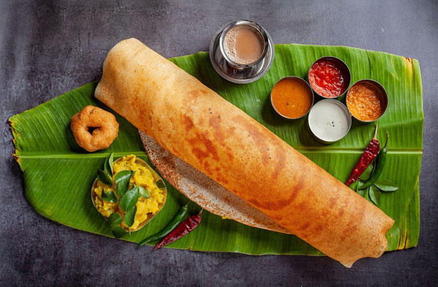 Dosa At Indian Restaurant Amsterdam